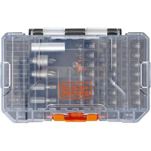 imageBLACKDECKER BLACK  DECKER Screwdriver Bit Set 200Piece BDAST200SETFF40 Piece Set