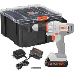 imageBLACKDECKER BLACKDECKER MATRIX 20V MAX Drill Kit with Storage Case BDCDMT120WCSTFFDrill Kit White