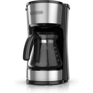 imageBLACKDECKER CM0755S 4in1 5Cup Coffee Station Coffeemaker Stainless Steel