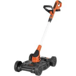 imageBLACKDECKER Combination String Trimmer Lawn Mower and Edger Cordless 3in1 MTC2203in1 Mower Only