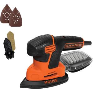 imageBLACKDECKER Detail Sander 12 Amp 16000 OPM Compact Design 3Position Grip for Comfort Includes Dust Collector Corded BDEMS600Pack of 1