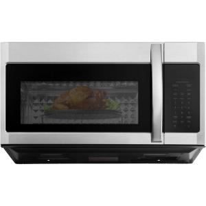 imageBLACKDECKER EM031MB11 Digital Microwave Oven with Turntable PushButton Door Child Safety Lock 1000W 11cuft Black ampamp Stainless Steel 11 Cuft15 CuFtAir Fry
