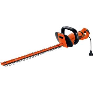 imageBLACKDECKER Hedge Trimmer Rotating Handle Dual Blade Action Blades 33Amp 24Inch HH2455