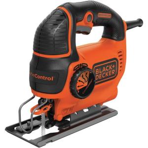 imageBLACKDECKER Jig Saw 5Amp 3000 Blade Speed 45 Degree Beveled Cuts Inch Orbital Blade 4 Curve Settings Corded BDEJS600COne Size