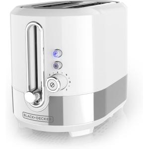 imageBLACKDECKER TR2200WSD Applicaspectrum Brands Tr2200swd White 2 Slice Toaster Medium Renewed
