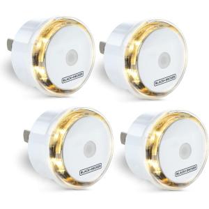 imageBlackDecker Night Light Plug in with Photocell Sensor 25 Lumen 4 Pack  Outlet Room Lights