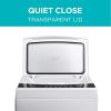 imageBLACKDECKER 09 Cu Ft Portable Washer 66 lb Capacity Washing Machine for Homes ampamp Apartments 5 Wash Cycles Quick Connect Sink Adapter and Drain Hose Included Transparent Lid BPWM09W White30 Cu Ft