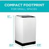 imageBLACKDECKER 09 Cu Ft Portable Washer 66 lb Capacity Washing Machine for Homes ampamp Apartments 5 Wash Cycles Quick Connect Sink Adapter and Drain Hose Included Transparent Lid BPWM09W White2 Cu Ft