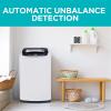 imageBLACKDECKER 09 Cu Ft Portable Washer 66 lb Capacity Washing Machine for Homes ampamp Apartments 5 Wash Cycles Quick Connect Sink Adapter and Drain Hose Included Transparent Lid BPWM09W White09 Cu Ft