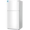 imageBLACKDECKER 121 Cu Ft Top Mount Refrigerator with Freezer 2 Door Refrigerator with Top Freezer and Adjustable Temperature Control ENERGY STAR BR1210HS Stainless Steel LookWhite