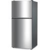 imageBLACKDECKER 121 Cu Ft Top Mount Refrigerator with Freezer 2 Door Refrigerator with Top Freezer and Adjustable Temperature Control ENERGY STAR BR1210HS Stainless Steel LookStainless Steel Look