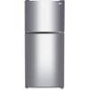imageBLACKDECKER 121 Cu Ft Top Mount Refrigerator with Freezer 2 Door Refrigerator with Top Freezer and Adjustable Temperature Control ENERGY STAR BR1210HS Stainless Steel LookStainless Steel Look