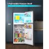 imageBLACKDECKER 121 Cu Ft Top Mount Refrigerator with Freezer 2 Door Refrigerator with Top Freezer and Adjustable Temperature Control ENERGY STAR BR1210HS Stainless Steel LookBlack