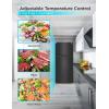 imageBLACKDECKER 121 Cu Ft Top Mount Refrigerator with Freezer 2 Door Refrigerator with Top Freezer and Adjustable Temperature Control ENERGY STAR BR1210HS Stainless Steel LookBlack