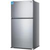 imageBLACKDECKER 121 Cu Ft Top Mount Refrigerator with Freezer 2 Door Refrigerator with Top Freezer and Adjustable Temperature Control ENERGY STAR BR1210HS Stainless Steel LookStainless Steel Look