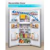 imageBLACKDECKER 121 Cu Ft Top Mount Refrigerator with Freezer 2 Door Refrigerator with Top Freezer and Adjustable Temperature Control ENERGY STAR BR1210HS Stainless Steel LookStainless Steel Look