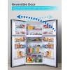 imageBLACKDECKER 121 Cu Ft Top Mount Refrigerator with Freezer 2 Door Refrigerator with Top Freezer and Adjustable Temperature Control ENERGY STAR BR1210HS Stainless Steel LookBlack