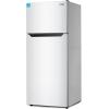 imageBLACKDECKER 121 Cu Ft Top Mount Refrigerator with Freezer 2 Door Refrigerator with Top Freezer and Adjustable Temperature Control ENERGY STAR BR1210HS Stainless Steel LookWhite