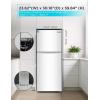 imageBLACKDECKER 121 Cu Ft Top Mount Refrigerator with Freezer 2 Door Refrigerator with Top Freezer and Adjustable Temperature Control ENERGY STAR BR1210HS Stainless Steel LookWhite