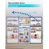 imageBLACKDECKER 121 Cu Ft Top Mount Refrigerator with Freezer 2 Door Refrigerator with Top Freezer and Adjustable Temperature Control ENERGY STAR BR1210HS Stainless Steel LookStainless Steel Look