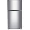 imageBLACKDECKER 121 Cu Ft Top Mount Refrigerator with Freezer 2 Door Refrigerator with Top Freezer and Adjustable Temperature Control ENERGY STAR BR1210HS Stainless Steel LookStainless Steel Look