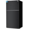 imageBLACKDECKER 121 Cu Ft Top Mount Refrigerator with Freezer 2 Door Refrigerator with Top Freezer and Adjustable Temperature Control ENERGY STAR BR1210HS Stainless Steel LookBlack