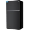 imageBLACKDECKER 121 Cu Ft Top Mount Refrigerator with Freezer 2 Door Refrigerator with Top Freezer and Adjustable Temperature Control ENERGY STAR BR1210HS Stainless Steel LookBlack