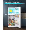 imageBLACKDECKER 121 Cu Ft Top Mount Refrigerator with Freezer 2 Door Refrigerator with Top Freezer and Adjustable Temperature Control ENERGY STAR BR1210HS Stainless Steel LookStainless Steel Look