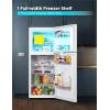 imageBLACKDECKER 121 Cu Ft Top Mount Refrigerator with Freezer 2 Door Refrigerator with Top Freezer and Adjustable Temperature Control ENERGY STAR BR1210HS Stainless Steel LookWhite