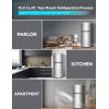 imageBLACKDECKER 121 Cu Ft Top Mount Refrigerator with Freezer 2 Door Refrigerator with Top Freezer and Adjustable Temperature Control ENERGY STAR BR1210HS Stainless Steel LookStainless Steel Look