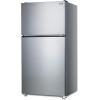 imageBLACKDECKER 121 Cu Ft Top Mount Refrigerator with Freezer 2 Door Refrigerator with Top Freezer and Adjustable Temperature Control ENERGY STAR BR1210HS Stainless Steel LookStainless Steel Look
