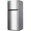 imageBLACKDECKER 121 Cu Ft Top Mount Refrigerator with Freezer 2 Door Refrigerator with Top Freezer and Adjustable Temperature Control ENERGY STAR BR1210HS Stainless Steel LookStainless Steel Look
