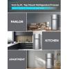 imageBLACKDECKER 121 Cu Ft Top Mount Refrigerator with Freezer 2 Door Refrigerator with Top Freezer and Adjustable Temperature Control ENERGY STAR BR1210HS Stainless Steel LookStainless Steel Look