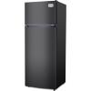 imageBLACKDECKER 121 Cu Ft Top Mount Refrigerator with Freezer 2 Door Refrigerator with Top Freezer and Adjustable Temperature Control ENERGY STAR BR1210HS Stainless Steel LookBlack
