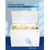 imageBLACKDECKER 13 Cu Ft Chest Freezer Deep Freezer with Top Opening Freezer Chest with 2 Removable Storage Baskets Mechanical Temperature Control Manual Defrost R600a RefrigerantBCF1300EWhite13 Cu Ft