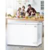 imageBLACKDECKER 13 Cu Ft Chest Freezer Deep Freezer with Top Opening Freezer Chest with 2 Removable Storage Baskets Mechanical Temperature Control Manual Defrost R600a RefrigerantBCF1300EWhite10 Cu Ft