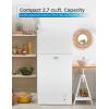 imageBLACKDECKER 13 Cu Ft Chest Freezer Deep Freezer with Top Opening Freezer Chest with 2 Removable Storage Baskets Mechanical Temperature Control Manual Defrost R600a RefrigerantBCF1300EWhite27 Cu Ft