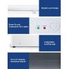 imageBLACKDECKER 13 Cu Ft Chest Freezer Deep Freezer with Top Opening Freezer Chest with 2 Removable Storage Baskets Mechanical Temperature Control Manual Defrost R600a RefrigerantBCF1300EWhite89 Cu Ft