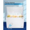 imageBLACKDECKER 13 Cu Ft Chest Freezer Deep Freezer with Top Opening Freezer Chest with 2 Removable Storage Baskets Mechanical Temperature Control Manual Defrost R600a RefrigerantBCF1300EWhite89 Cu Ft