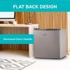 imageBLACKDECKER 17 Cu Ft Compact Refrigerator ENERGY STAR Certified Single Door Mini Fridge with Chiller Compartment Personal Fridge for Home or Dorm Room R600a Refrigerant BCRK17VStainless LookSilver