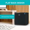imageBLACKDECKER 17 Cu Ft Compact Refrigerator ENERGY STAR Certified Single Door Mini Fridge with Chiller Compartment Personal Fridge for Home or Dorm Room R600a Refrigerant BCRK17VStainless LookBlack