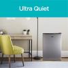 imageBLACKDECKER 17 Cu Ft Compact Refrigerator ENERGY STAR Certified Single Door Mini Fridge with Chiller Compartment Personal Fridge for Home or Dorm Room R600a Refrigerant BCRK17VStainless LookSilver