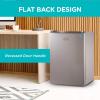imageBLACKDECKER 17 Cu Ft Compact Refrigerator ENERGY STAR Certified Single Door Mini Fridge with Chiller Compartment Personal Fridge for Home or Dorm Room R600a Refrigerant BCRK17VStainless LookSilver