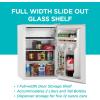 imageBLACKDECKER 17 Cu Ft Compact Refrigerator ENERGY STAR Certified Single Door Mini Fridge with Chiller Compartment Personal Fridge for Home or Dorm Room R600a Refrigerant BCRK17VStainless LookWhite