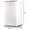 imageBLACKDECKER 17 Cu Ft Compact Refrigerator ENERGY STAR Certified Single Door Mini Fridge with Chiller Compartment Personal Fridge for Home or Dorm Room R600a Refrigerant BCRK17VStainless LookWhite