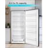 imageBLACKDECKER 17 Cu Ft Convertible Freezer Refrigerator Upright Freezer with Glass Shelves ENERGY STAR rated Frost Free BUC1700XS Stainless LookBlack