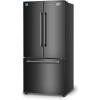 imageBLACKDECKER 17 Cu Ft Convertible Freezer Refrigerator Upright Freezer with Glass Shelves ENERGY STAR rated Frost Free BUC1700XS Stainless LookBlack