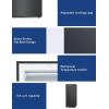 imageBLACKDECKER 17 Cu Ft Convertible Freezer Refrigerator Upright Freezer with Glass Shelves ENERGY STAR rated Frost Free BUC1700XS Stainless LookBlack