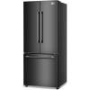 imageBLACKDECKER 17 Cu Ft Convertible Freezer Refrigerator Upright Freezer with Glass Shelves ENERGY STAR rated Frost Free BUC1700XS Stainless LookBlack