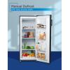 imageBLACKDECKER 17 Cu Ft Convertible Freezer Refrigerator Upright Freezer with Glass Shelves ENERGY STAR rated Frost Free BUC1700XS Stainless LookBlack